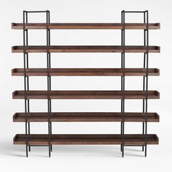 Dark brown Wood Shelves - Crate & Barrel