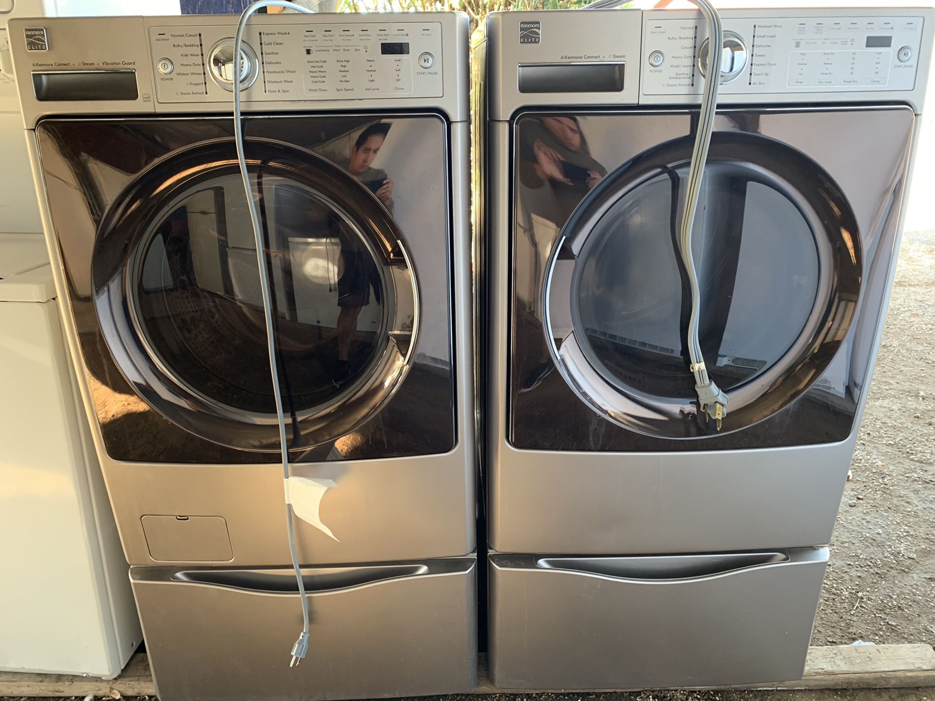 Kenmore Elite Washer & 220v Electric Dryer Set