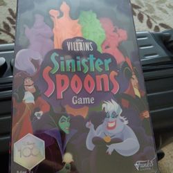 Disney Sinister Spoons Game. Sealed Box. 