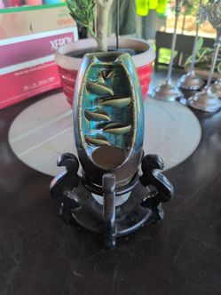Ceramic Backflow Incense Burner with Stand