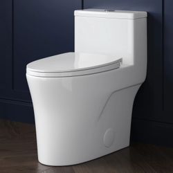 DeerValley DV-1F0437 One Piece Elongated Toilet - Dual Flush & Rimless