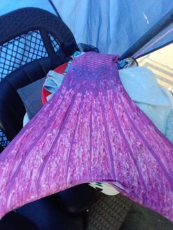 Pink mermaid tail