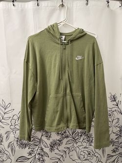 Nike Full-Zip Hoodie Olive Green