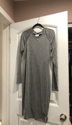 Maternity Grey Dress Size M