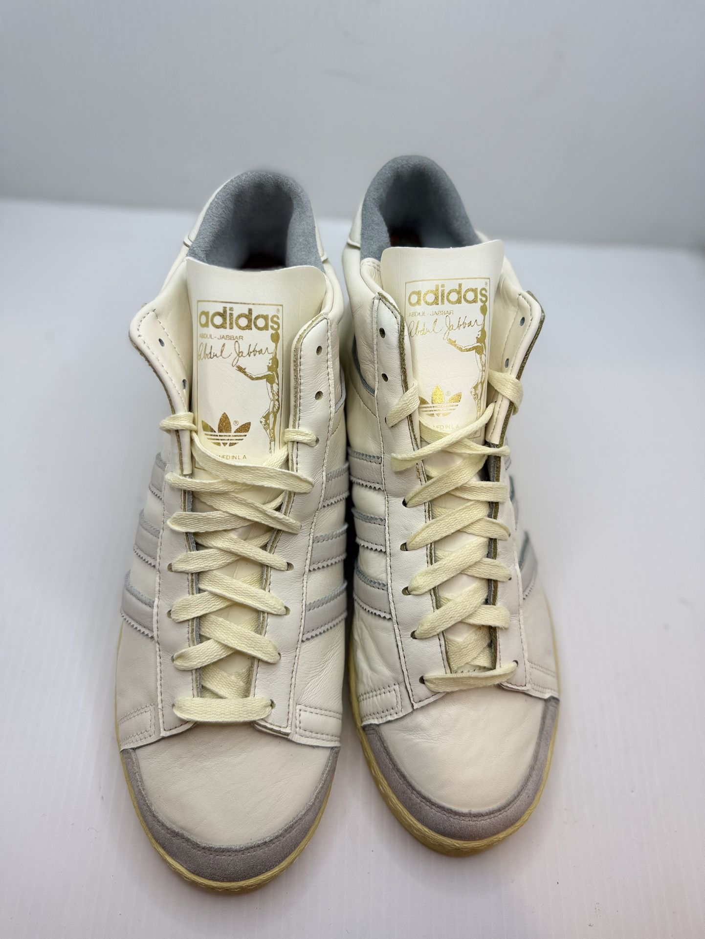 Size 12.5 - Adidas Jabbar High Off White Orbit Grey