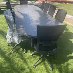 Conference Table And Chairs 