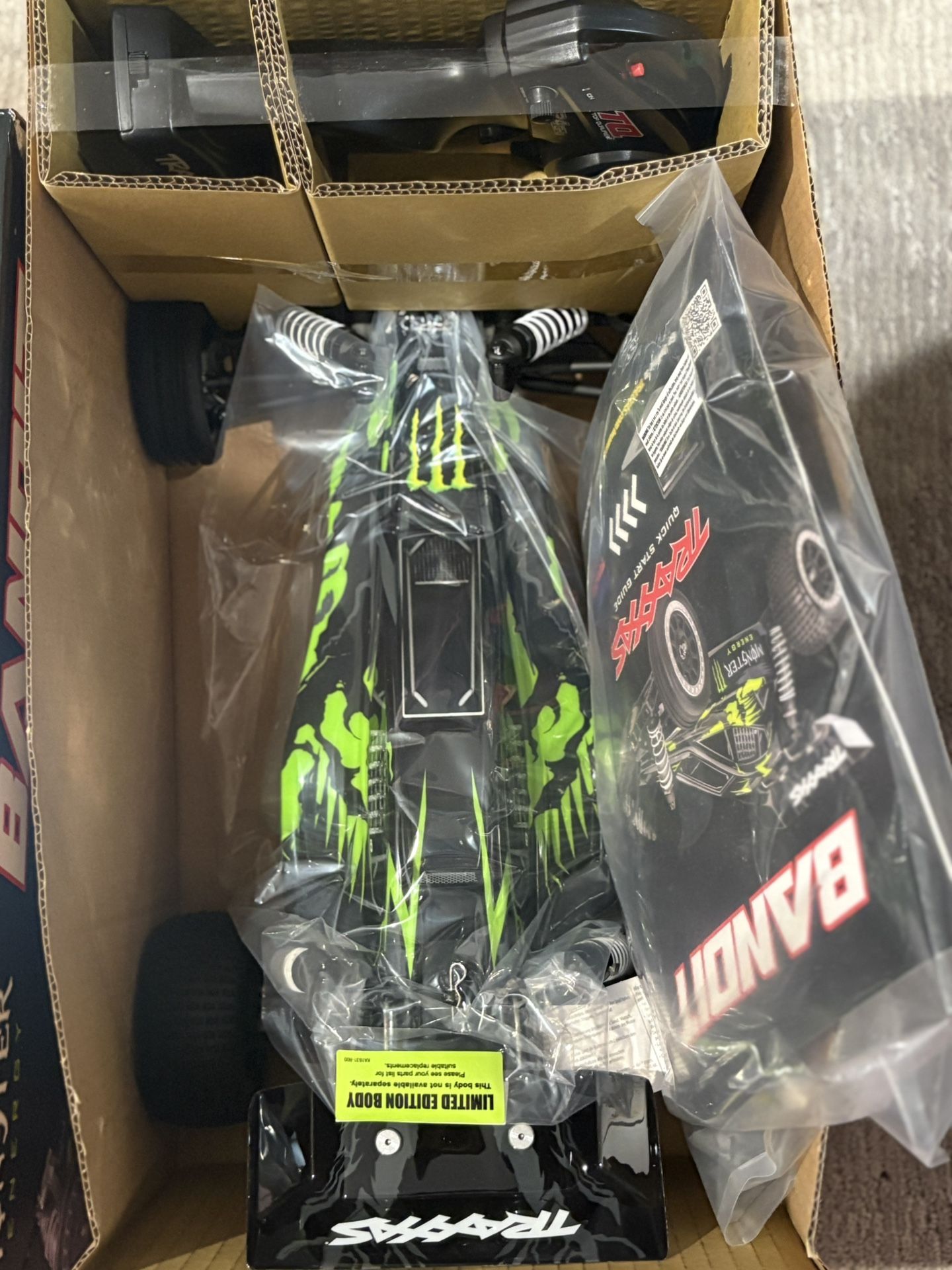 Traxass rc Car Custom Monster Energy Limited Edition 