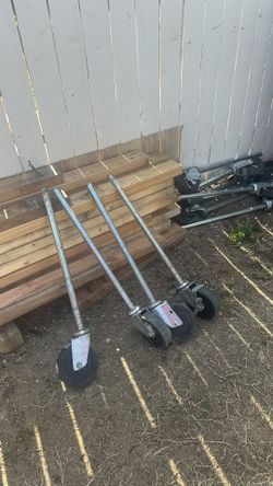 Caster Wheel With Metal Stick