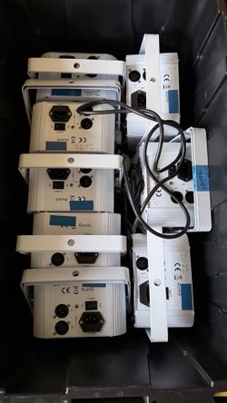 (10) Up Lights - RGBWAUv Battery Powered UpLighting