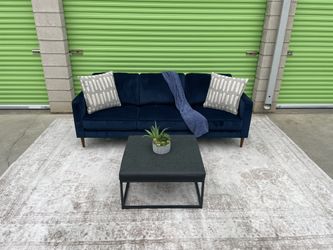*Free Delivery* Modern Velvet Living Spaces Couch Sofa