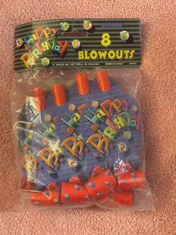 Happy Birthday 8 Blowouts New