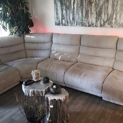 Light Grey Sectional Couch $850 Obo