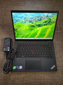 Thinkpad T14 gen 3 touchscreen i7 12th gen 32GB RAM 500GB SSD Lenovo premium business class laptop