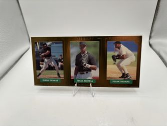 1992 Front Row Pure Gold-Frank Thomas, White Sox-3 Card Set With COA 2035/5,000.