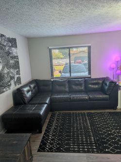 Leather couch