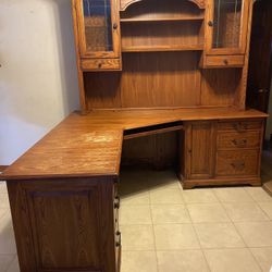 Solid Oak wood Desk