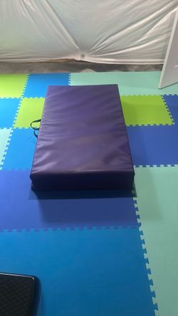 Purple workout mat