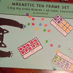 Brand new magnetic white learning boards kits