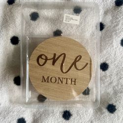 Wooden Monthly Photo prop 