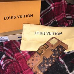 Louis Vuitton Tan And Black iPhone 11-12 Phone Case