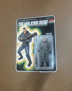 2017 Skybound MCFARLANE Toys THE WALKING DEAD A Real Apocalypse Hero LUCILLE Patrol “NEGAN” Fully POSEABLE Survival HORROR Figure 👀 (please