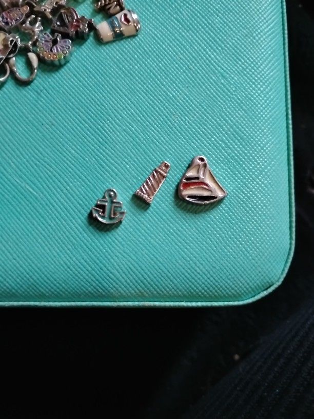Nautical Floating Locket Charms