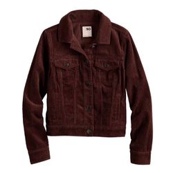 NWOT SO Brown Corduroy Jacket, Size XS, MSRP $60