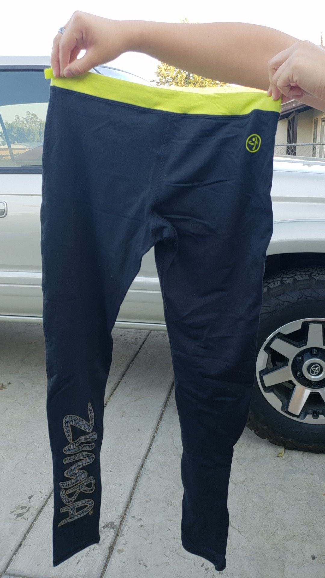Exercise bag with leggings