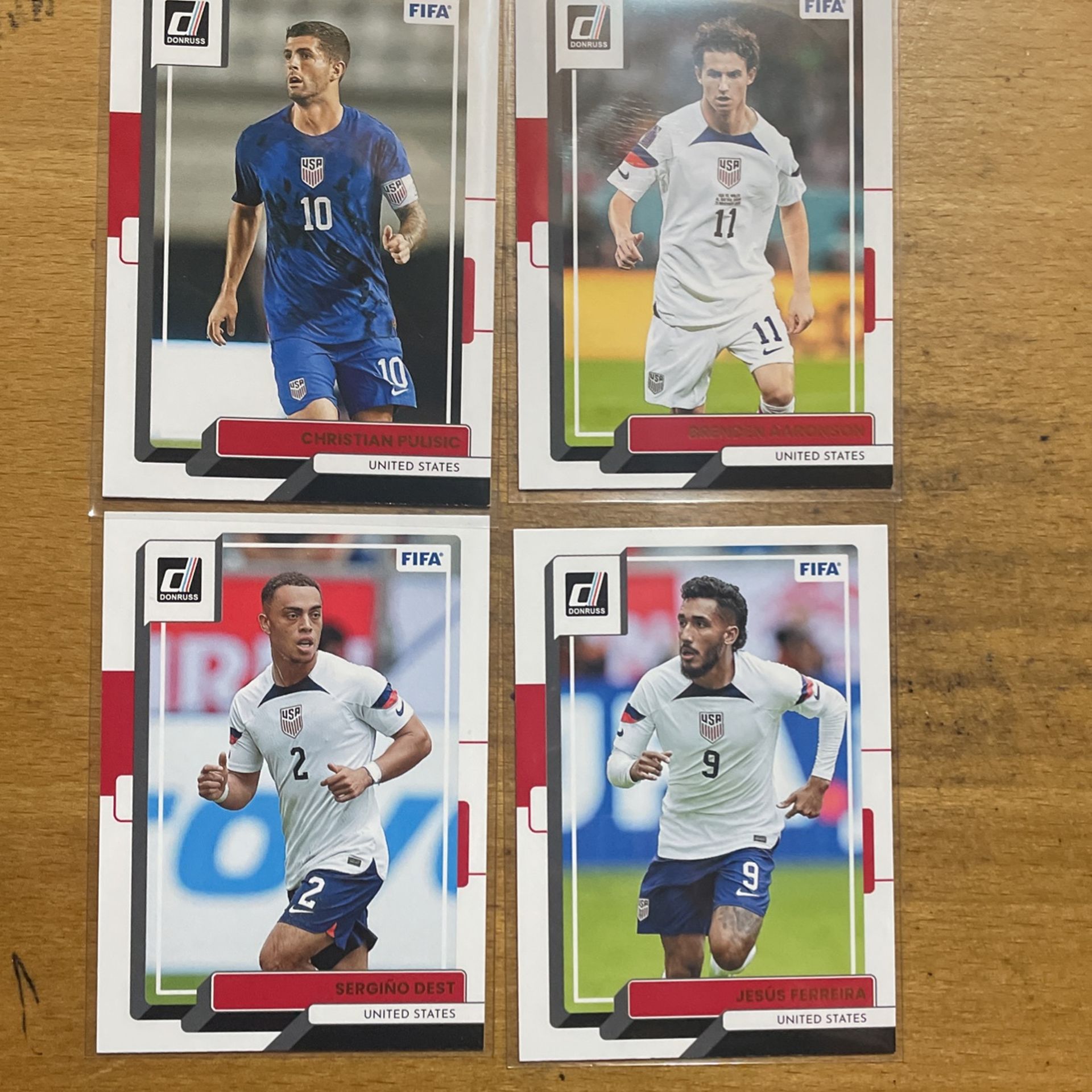 2023 DONRUSS LOT OF 4 USA PLAYERS