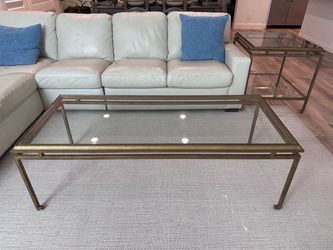 Ethan Allen Beacon Rectangular Coffee Table and End Table. $2,915 in value for $1,000.