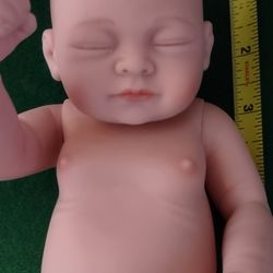 12" Reborn Baby Dolls, Full Silicone Girl, Realistic Soft Newborn Baby ...