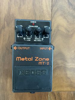 GUITAR PEDAL - Metal Zone MT-2 BOSS