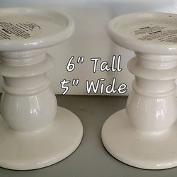 Either Side Very High QUALITY Ceramic  Candle Holders