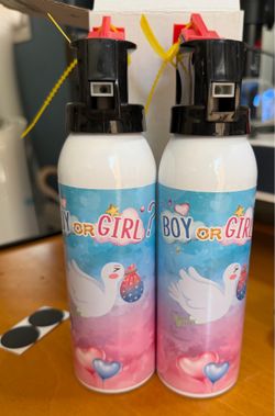 Blue Gender Reveal Smoke Spray 2-Pack - New