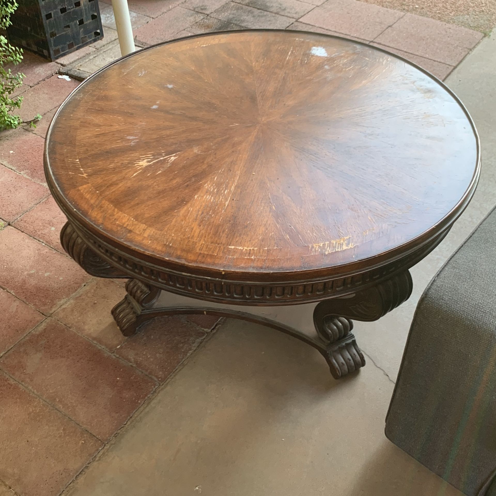 Real wood coffee tables 