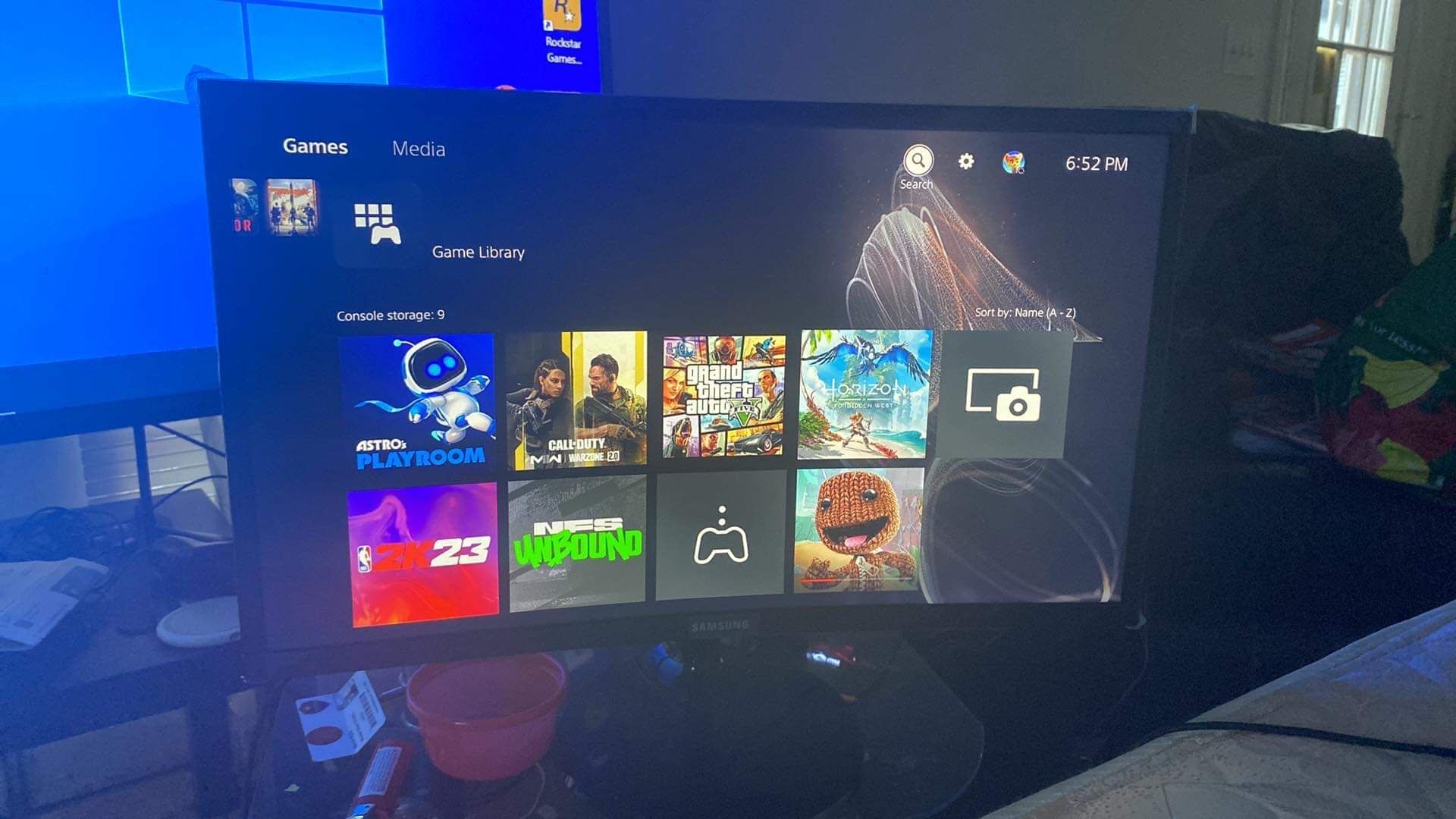Curved 24in Samsung Monitor