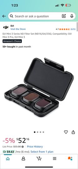 DJI Mini 3 ND Filter Set (ND16/64/256)