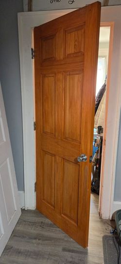 Solid wood door