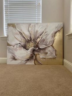 Big flower painting