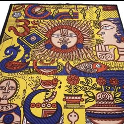 Om Motifs Sun Tapestry Wall Hanging Room Home Decor 