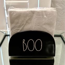 $15 - New Rae Dunn  BOO napkin holder with napkins.  Please pickup in the area of 36th Ave and Pinnacle Peak within 24hours of take greatly appreciate