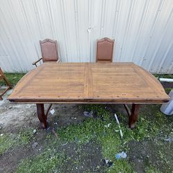 Oak Table And chairs