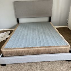 Queen Bed Frame And Box Spring!