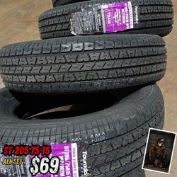 Trailer Tires ST 205 75 15 EACH $69 Each 