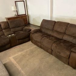 Brown Power Recliner Set DELIVERY!
