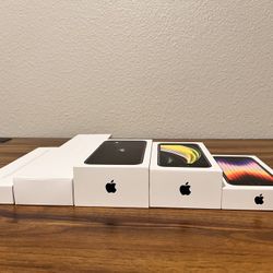 Empty Boxes Apple Devices