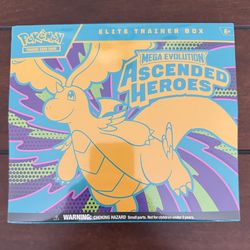 Pokemon TCG Ascended Heroes Elite Trainer Box Brand New Sealed