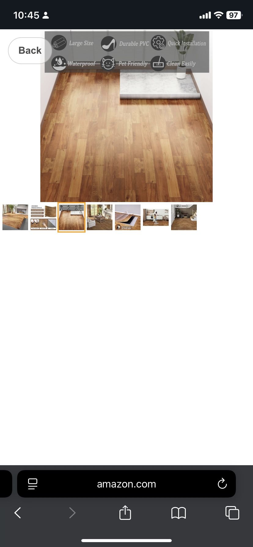 10x20 Inch Vinyl Flooring Sheet