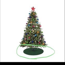 New 36” Mohawk Christmas Tree FLOOR Protector MAT Water Repellent Reusable Holiday