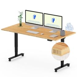 FlexiSpot Bamboo Desk Top - Natural Bamboo Standing Desk Tabletop